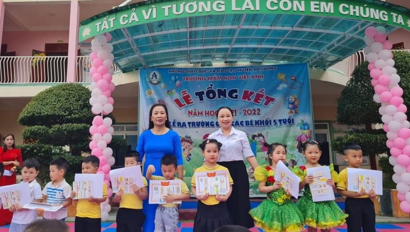 Trường Mầm non Việt Anh tổ chức “ Lễ tổng kết năm học 2021– 2022”
