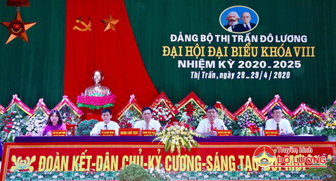 Đảng bộ thị trấn Đô Lương Đại hội đại biểu khóa VIII nhiệm kỳ 2020-2025